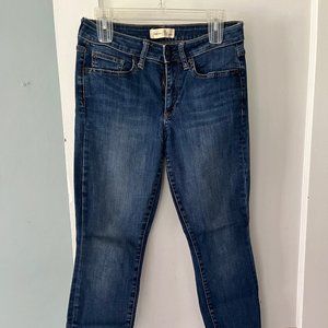 Gap jeans, 29R, curvy, true skinny